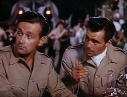 They Who Dare; Lieutenants Poole and Graham (William Russell Enoch and Dirk Bogarde).