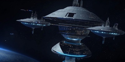 Star Trek Picard; Spacedock, expanded and enhanced.