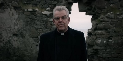 Consecration; whatever answers Father Romero (Danny Huston) holds are not for the ears of outsiders.