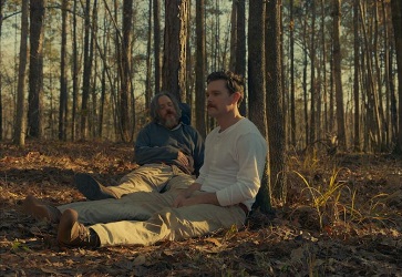 The Integrity of Joseph Chambers; thinking he is alone, Joe (Clayne Crawford) is surprised by the presence of "Lone Wolf" (Michael Raymond James).