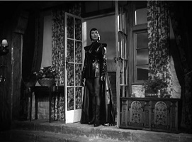 Devil Girl from Mars; her flying saucer insufficiently dramatic, Nyah (Patricia Laffan) must enter the Bonnie Charlie via the French windows at every opportunity.