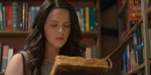 InThralled; Annalisa (Annie Sullivan) finds the book she was looking for.